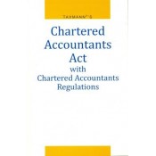 Taxmann's Chartered Accountants Act with Chartered Accountants Regulations